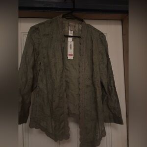 Chicos dress cardigan